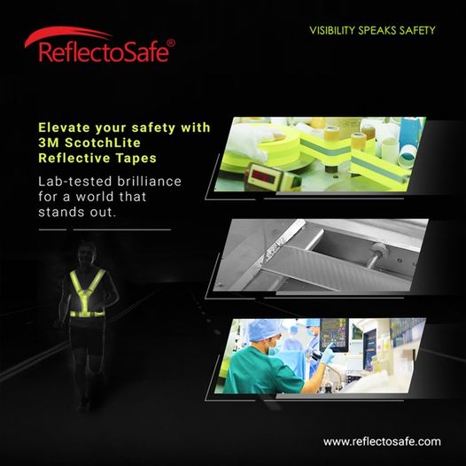 Safety vest reflective tape