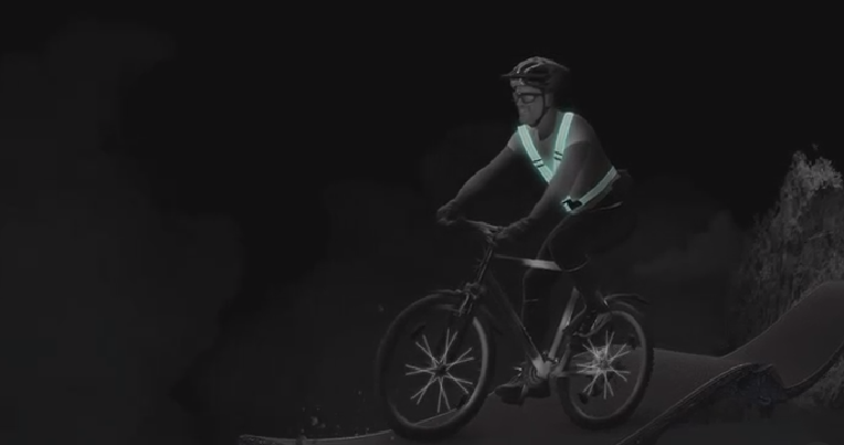 reflective cycling jacket