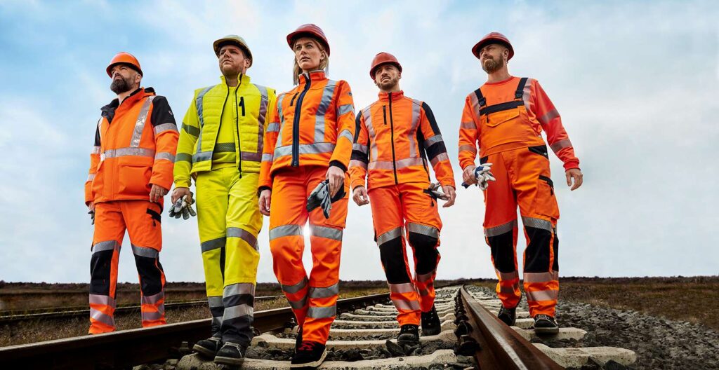 Reflective Wear For Railway Workers